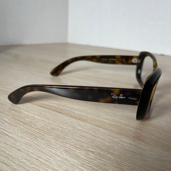 Ray-Ban JACKIE OHH RB4101 710 Cat Eye Tortoise Shell Italy FRAMES ONLY - Picture 8 of 8